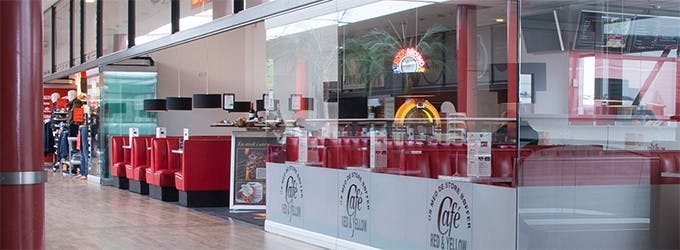 Café Red and i Rødovre Centrum Zederkop